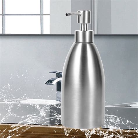 stainless steel soap dispenser